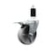 Service Caster 4'' Semi Steel Swivel 1-3/8'' Expanding Stem Caster Total Lock Brake SCC-EXTTL20S414-SSS-138 - alternate 1